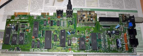 Commodore 64 motherboard testing